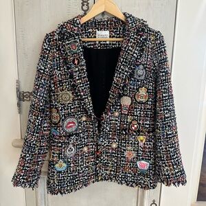 Edward Achour Paris Multicolor Tweed blazer
